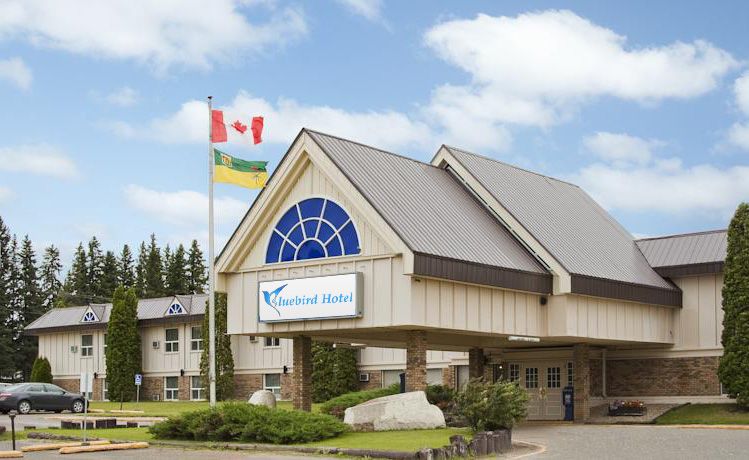 Bluebird Hotel exterior in Melfort, Saskatchewan